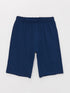 LC Waikiki Crew Neck Printed Short Sleeve Boy's Short Pajamas Set